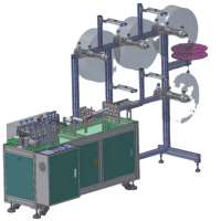 3ply medical face mask machine automatic nonwoven mask making machine