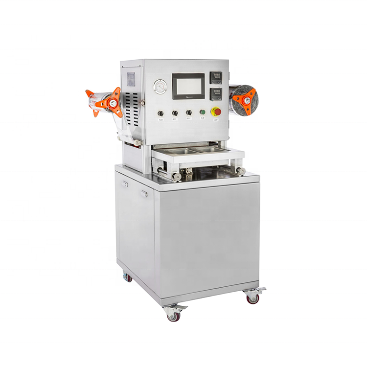 MAP Tray Sealer Modified Atmosphere Packaging Machine, Manual Vacuum Food Tray Sealing Machine